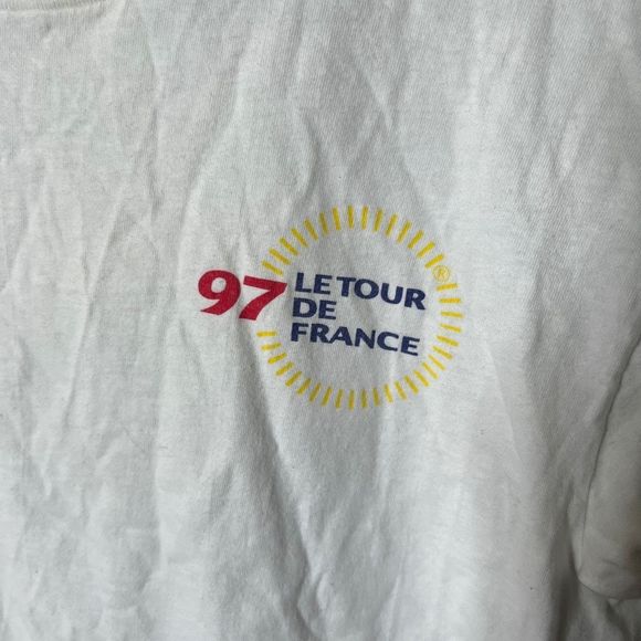 VTG 1997 Le Tour De France T Shirt Medium - Picture 3 of 5